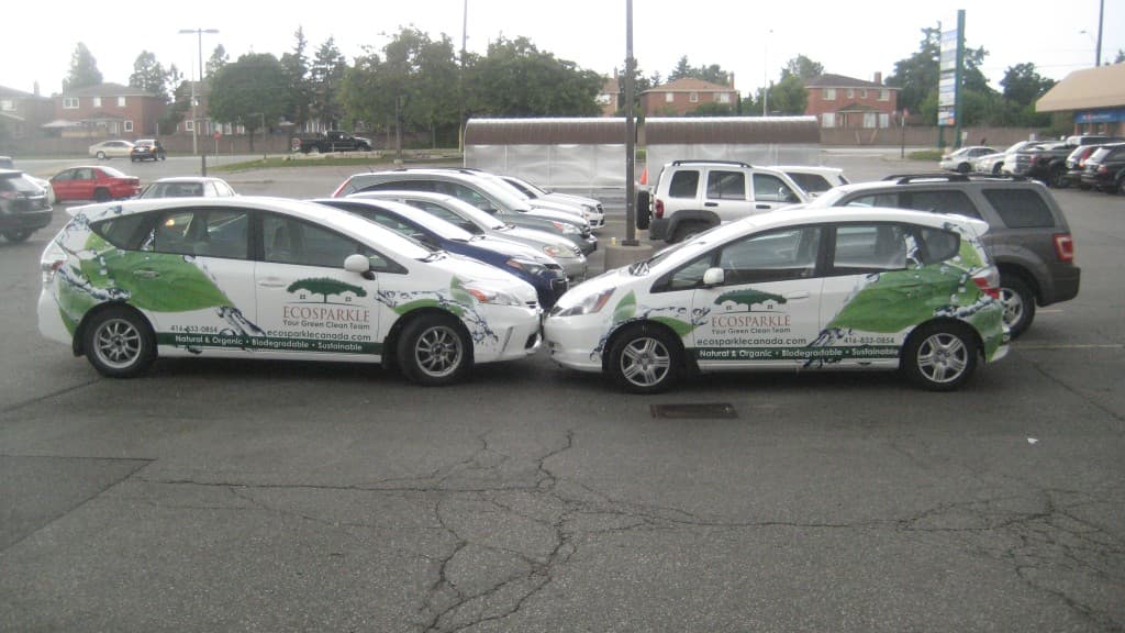 Introducing: The Brand New Ecosparkle Green Clean Team Fleet!