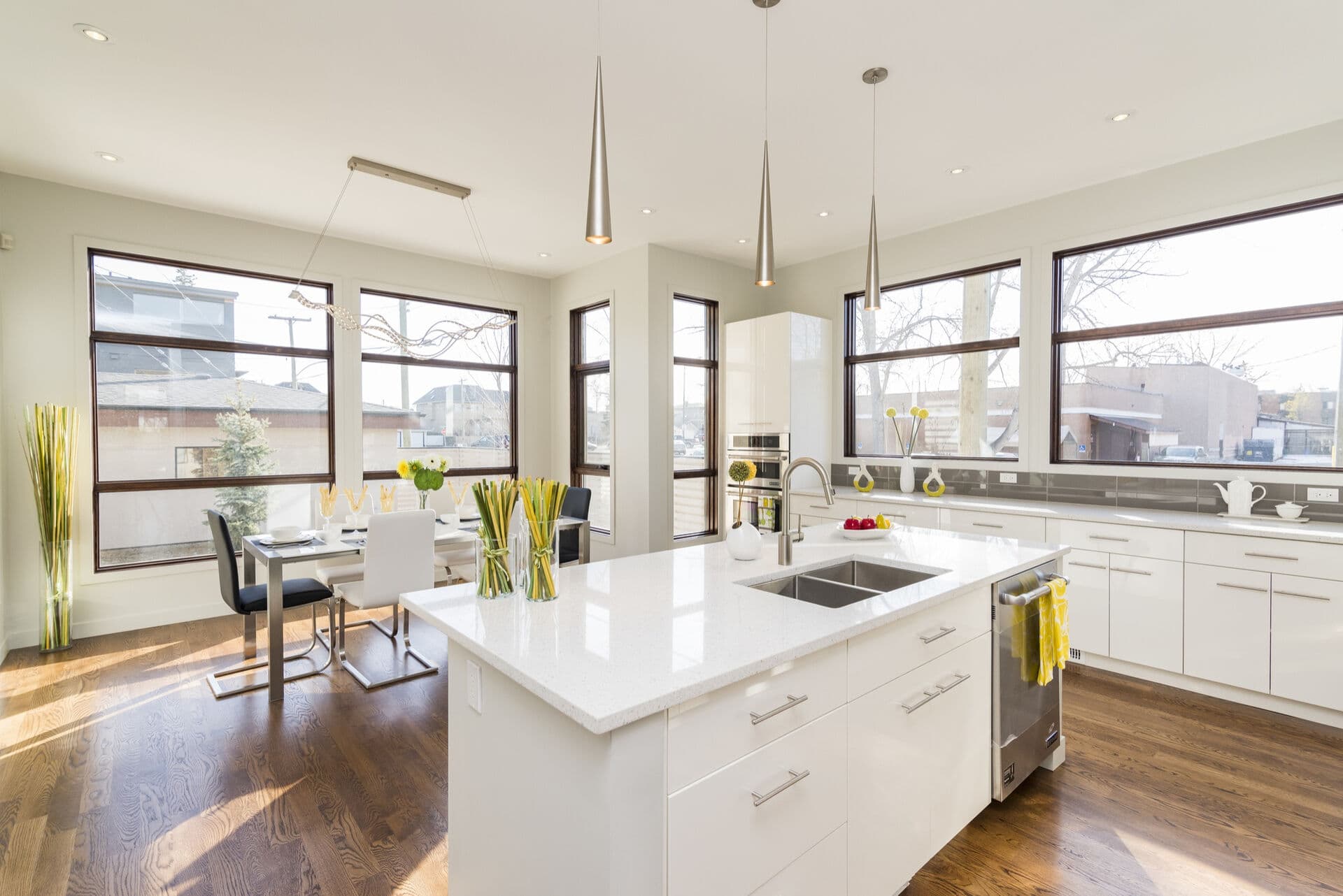 Modern clean home interior
