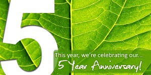 Read more about the article We’re Celebrating 5 years of Natural & Organic, Eco-Friendly Cleaning!