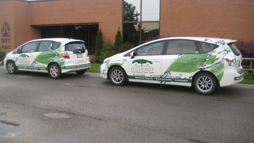 Ecosparkle's Green Clean Toyota Prius and Honda Fit